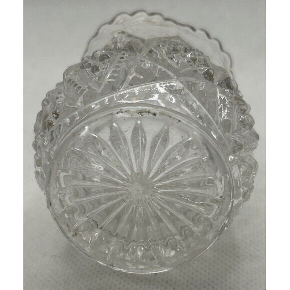 Glass mini flower bud vase 2.5” tall Toothpick Holder Luxury Shabby Chic Cottage - Picture 3 of 5